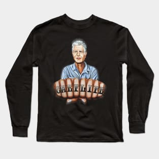 THUG LIFE CHEF BOURDAIN Long Sleeve T-Shirt